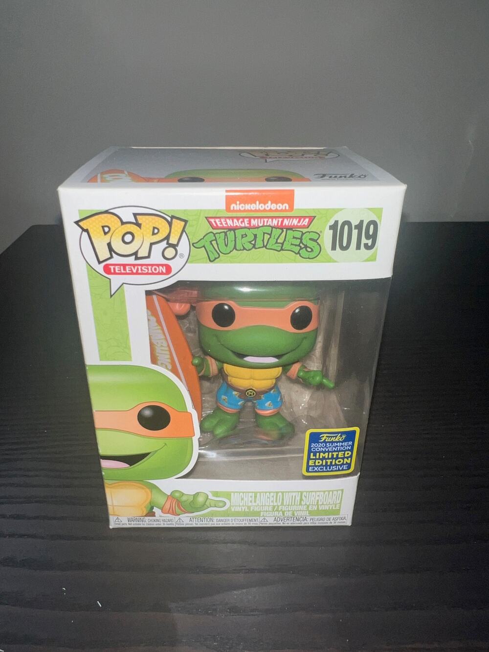 VAULTED LE EXC Michelangelo w/ Surfboard #1019 TMNT Teenage Ninja Mutant Turtles